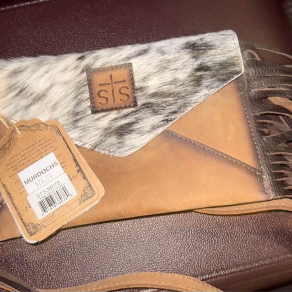 STS Ranchwear Cowhide Envelope Crossbody